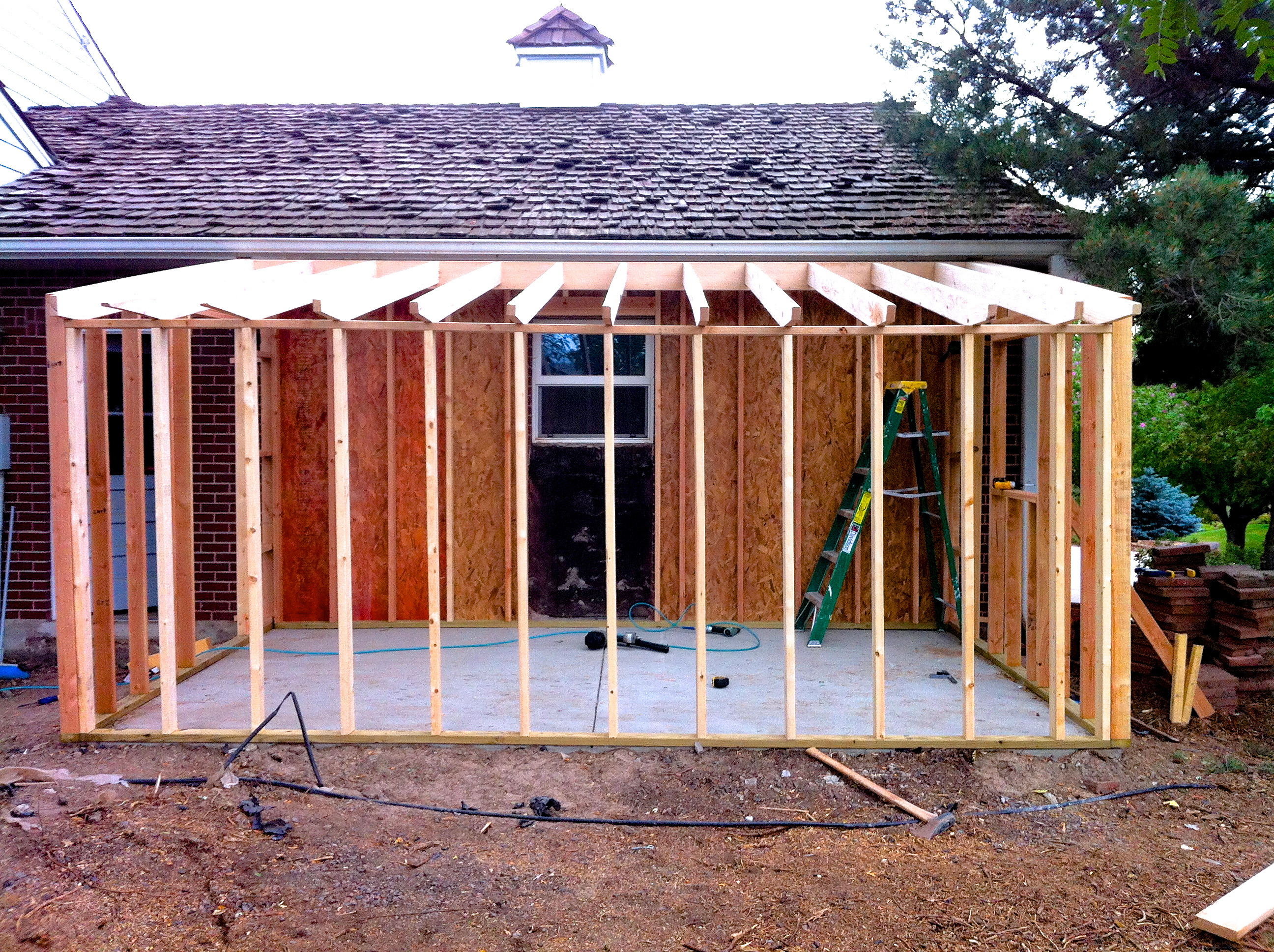 How To Build A Storage Shed Attached To Your Home Jim Cardon Customs